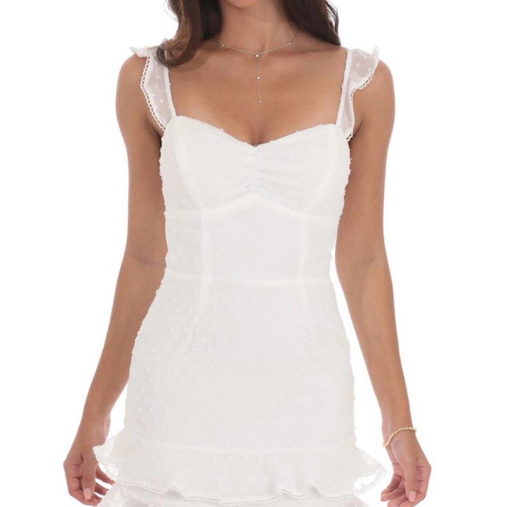 Lucy in the Sky White Mini Dress